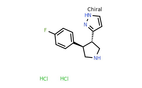 CAS 1217731-62-8 | 3-((3S,4R)-4-(4-Fluorophenyl)pyrrolidin-3-yl)-1H-pyrazole dihydrochloride