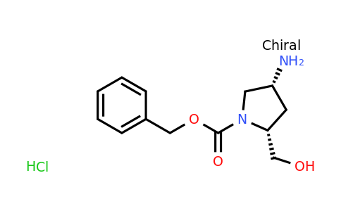 CAS 1217734-12-7 | rel-(2R,4R)-Benzyl 4-amino-2-(hydroxymethyl)pyrrolidine-1-carboxylate hydrochloride