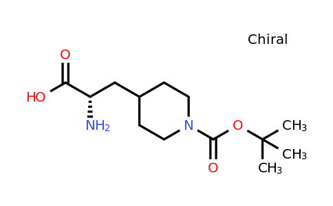 CAS 1217755-45-7 | (2S)-2-amino-3-{1-[(tert-butoxy)carbonyl]piperidin-4-yl}propanoic acid