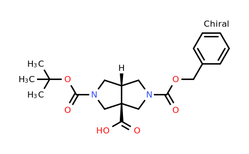 CAS 1217766-30-7 | cis-2-boc-5-cbz-6a-h-hexahydro-pyrrolo[3,4-c]pyrrole-3a-carboxylic acid