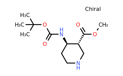 CAS 1217774-23-6 | (3R,4R)-rel-Methyl 4-((tert-butoxycarbonyl)amino)piperidine-3-carboxylate