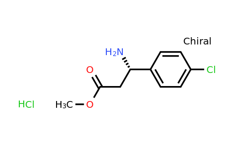CAS 1217775-76-2 | methyl (3S)-3-amino-3-(4-chlorophenyl)propanoate hydrochloride