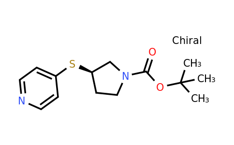 CAS 1217823-46-5 | (R)-tert-Butyl 3-(pyridin-4-ylthio)pyrrolidine-1-carboxylate
