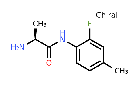 CAS 1217825-52-9 | (S)-2-Amino-N-(2-fluoro-4-methylphenyl)propanamide