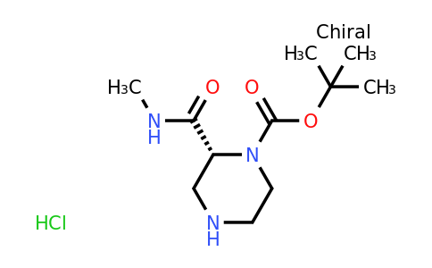 (R)-tert-Butyl 2-(methylcarbamoyl)piperazine-1-carboxylate hydrochloride