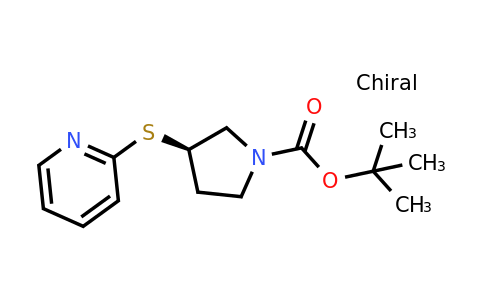 CAS 1217850-83-3 | (R)-tert-Butyl 3-(pyridin-2-ylthio)pyrrolidine-1-carboxylate