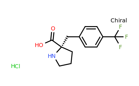 CAS 1217861-80-7 | (S)-2-(4-(Trifluoromethyl)benzyl)pyrrolidine-2-carboxylic acid hydrochloride