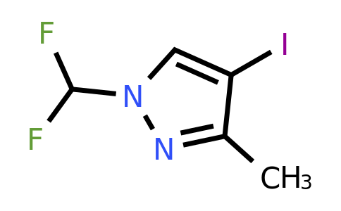 CAS 1217862-89-9 | 1-(Difluoromethyl)-4-iodo-3-methyl-1H-pyrazole