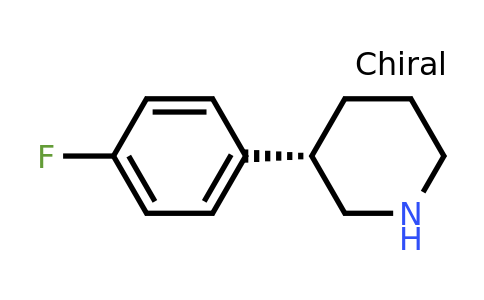 CAS 1217978-01-2 | (S)-3-(4-Fluorophenyl)piperidine