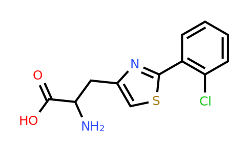 CAS 1218071-59-0 | 2-amino-3-[2-(2-chlorophenyl)-1,3-thiazol-4-yl]propanoic acid