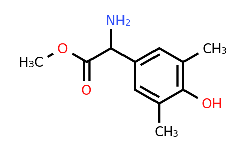 CAS 1218078-20-6 | Methyl 2-amino-2-(4-hydroxy-3,5-dimethylphenyl)acetate