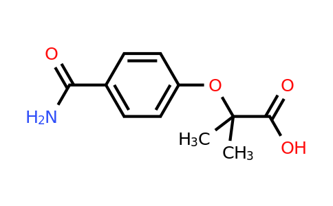 CAS 121809-54-9 | 2-(4-Carbamoylphenoxy)-2-methylpropanoic acid