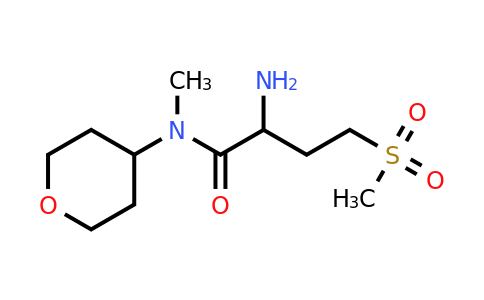 CAS 1218183-27-7 | 2-amino-4-methanesulfonyl-N-methyl-N-(oxan-4-yl)butanamide