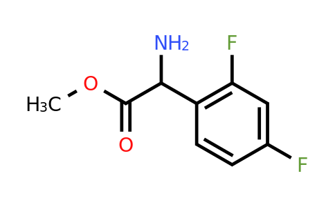 CAS 1218349-73-5 | methyl 2-amino-2-(2,4-difluorophenyl)acetate