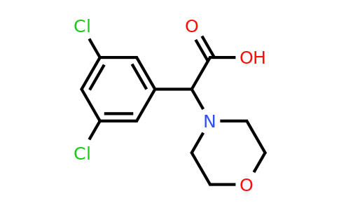 CAS 1218367-40-8 | 2-(3,5-dichlorophenyl)-2-(morpholin-4-yl)acetic acid