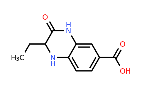 CAS 1218431-80-1 | 2-Ethyl-3-oxo-1,2,3,4-tetrahydroquinoxaline-6-carboxylic acid