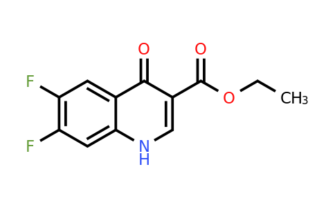 CAS 121873-01-6 | Ethyl 6,7-difluoro-4-oxo-1,4-dihydroquinoline-3-carboxylate