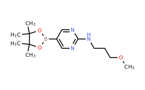 CAS 1218789-31-1 | N-(3-Methoxypropyl)-5-(4,4,5,5-tetramethyl-1,3,2-dioxaborolan-2-yl)pyrimidin-2-amine
