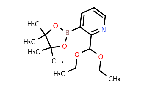 CAS 1218790-41-0 | 2-(diethoxymethyl)-3-(4,4,5,5-tetramethyl-1,3,2-dioxaborolan-2-yl)pyridine