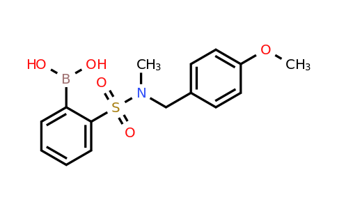 CAS 1218790-60-3 | (2-(N-(4-Methoxybenzyl)-N-methylsulfamoyl)phenyl)boronic acid