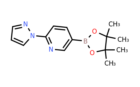 CAS 1218791-02-6 | 2-(1H-Pyrazol-1-YL)-5-(4,4,5,5-tetramethyl-1,3,2-dioxaborolan-2-YL)pyridine