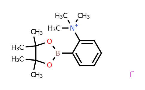 CAS 1218791-40-2 | N,N,N-Trimethyl-2-(4,4,5,5-tetramethyl-1,3,2-dioxaborolan-2-yl)benzenaminium iodide