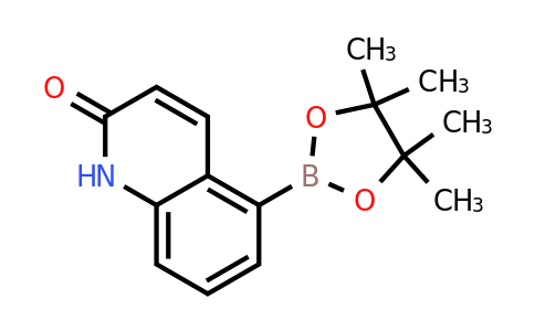 CAS 1219130-53-6 | 5-(4,4,5,5-Tetramethyl-1,3,2-dioxaborolan-2-yl)quinolin-2(1H)-one
