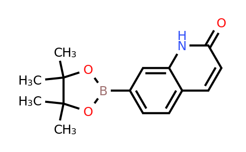 CAS 1219130-54-7 | 7-(4,4,5,5-Tetramethyl-1,3,2-dioxaborolan-2-yl)quinolin-2(1H)-one