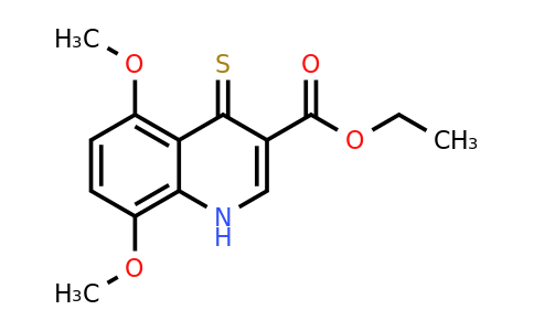 CAS 1219162-42-1 | Ethyl 5,8-dimethoxy-4-thioxo-1,4-dihydroquinoline-3-carboxylate