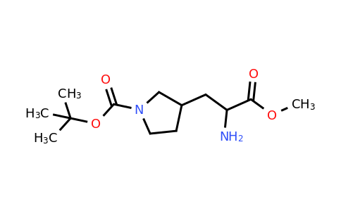 CAS 1219204-84-8 | Tert-butyl 3-(2-amino-3-methoxy-3-oxopropyl)pyrrolidine-1-carboxylate
