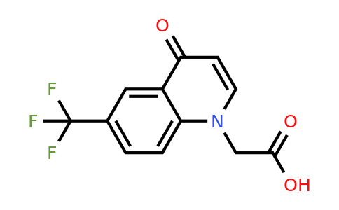 CAS 1219212-34-6 | 2-(4-Oxo-6-(trifluoromethyl)quinolin-1(4H)-yl)acetic acid