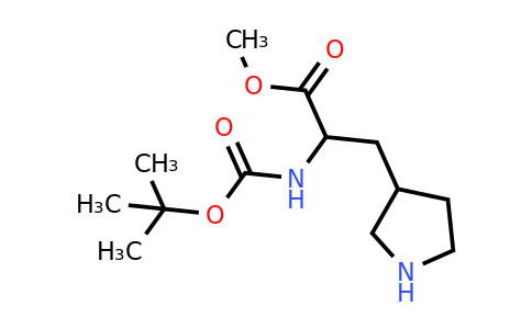 CAS 1219356-18-9 | 2-Tert-butoxycarbonylamino-3-pyrrolidin-3-YL-propionic acid methyl ester