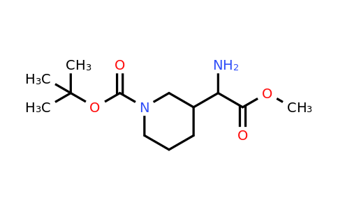 CAS 1219380-30-9 | 3-(Amino-methoxycarbonyl-methyl)-piperidine-1-carboxylic acid tert-butyl ester