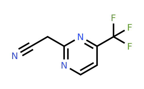 CAS 1219483-61-0 | 2-(4-(Trifluoromethyl)pyrimidin-2-yl)acetonitrile