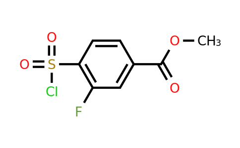 CAS 1219687-20-3 | methyl 4-(chlorosulfonyl)-3-fluorobenzoate