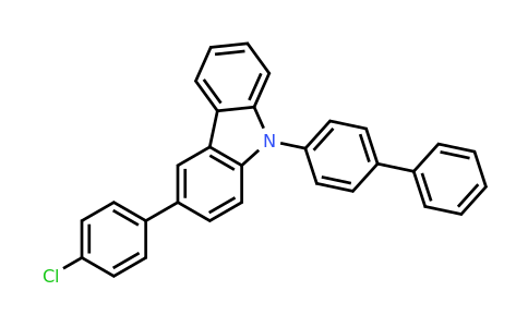 CAS 1219821-48-3 | 9-([1,1'-Biphenyl]-4-yl)-3-(4-chlorophenyl)-9H-carbazole