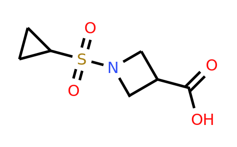 CAS 1219827-77-6 | 1-(cyclopropylsulfonyl)azetidine-3-carboxylic acid