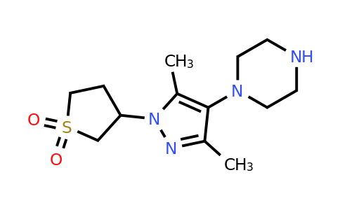 CAS 1219828-02-0 | 1-[1-(1,1-dioxidotetrahydro-3-thienyl)-3,5-dimethyl-1H-pyrazol-4-yl]piperazine
