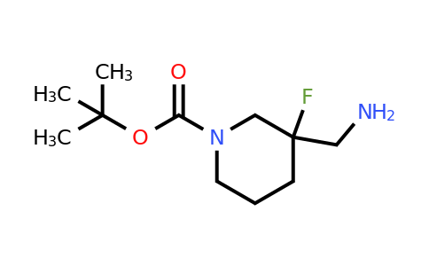 3-Aminomethyl-3-fluoropiperidine-1-carboxylic acid tert-butyl ester