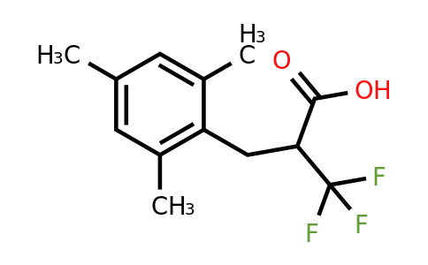 CAS 1219921-41-1 | 3,3,3-trifluoro-2-[(2,4,6-trimethylphenyl)methyl]propanoic acid