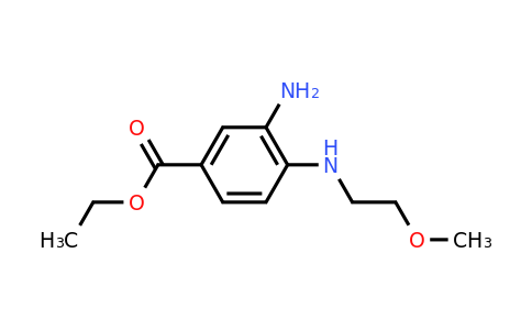 CAS 1219957-49-9 | Ethyl 3-amino-4-((2-methoxyethyl)amino)benzoate