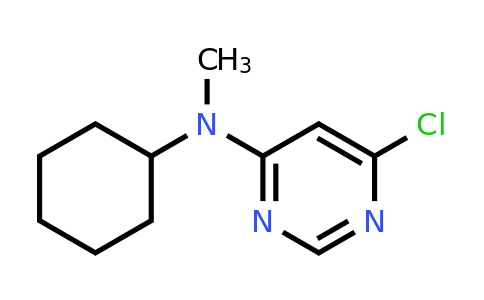 CAS 1219961-12-2 | 6-Chloro-N-cyclohexyl-N-methylpyrimidin-4-amine