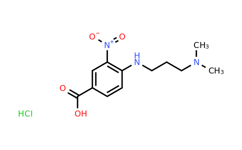 CAS 1219964-15-4 | 4-((3-(Dimethylamino)propyl)amino)-3-nitrobenzoic acid hydrochloride
