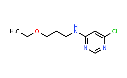 CAS 1219976-32-5 | 6-Chloro-N-(3-ethoxypropyl)pyrimidin-4-amine