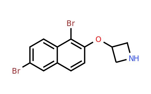 CAS 1219976-34-7 | 3-((1,6-Dibromonaphthalen-2-yl)oxy)azetidine