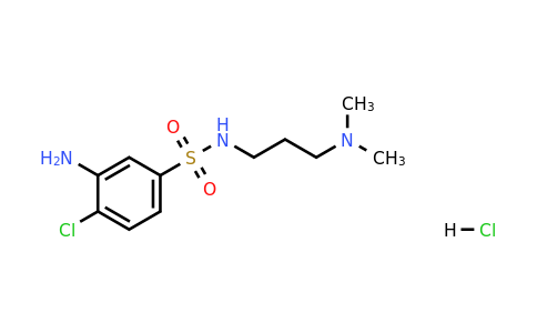 CAS 1219976-45-0 | 3-Amino-4-chloro-N-(3-(dimethylamino)propyl)benzenesulfonamide hydrochloride