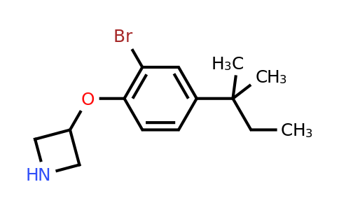 CAS 1219976-51-8 | 3-(2-Bromo-4-(tert-pentyl)phenoxy)azetidine