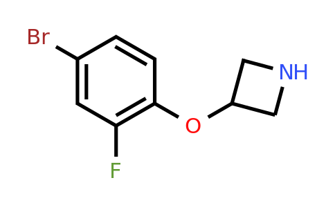 CAS 1219977-37-3 | 3-(4-Bromo-2-fluorophenoxy)azetidine