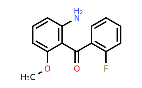 CAS 1219979-13-1 | (2-Amino-6-methoxyphenyl)(2-fluorophenyl)methanone