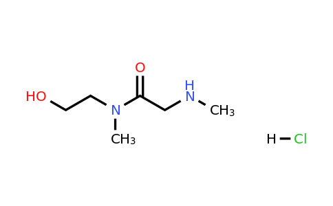 CAS 1219982-17-8 | N-(2-Hydroxyethyl)-N-methyl-2-(methylamino)acetamide hydrochloride